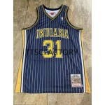 Indiana Pacers Trikot R.MILLER 31 Retro 1994-95 Mitchellness Blau Swingman - Herren